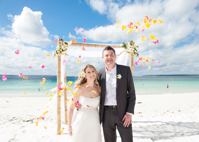 Jervis Bay Beach Wedding